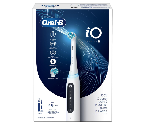 Oral-B Szczoteczka magnetyczna iO5 (biała) - 1069520 - zdjęcie 4